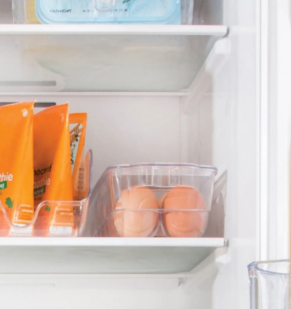 Oppbevaringsboks til 12 egg med lokk