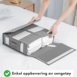 Oppbevaringsboks til sengetøy