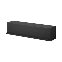 Oppbevaringsboks til vegg sort 60 cm