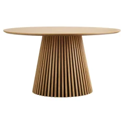 Osaka spisebord natur eikefiner ø140 cm