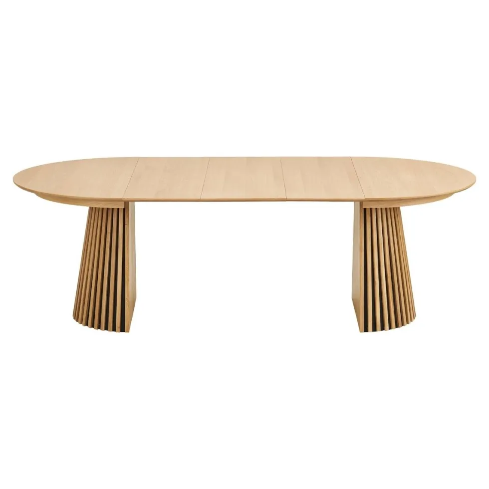 Osaka uttrekkbart spisebord natur eikefiner 120–240 cm