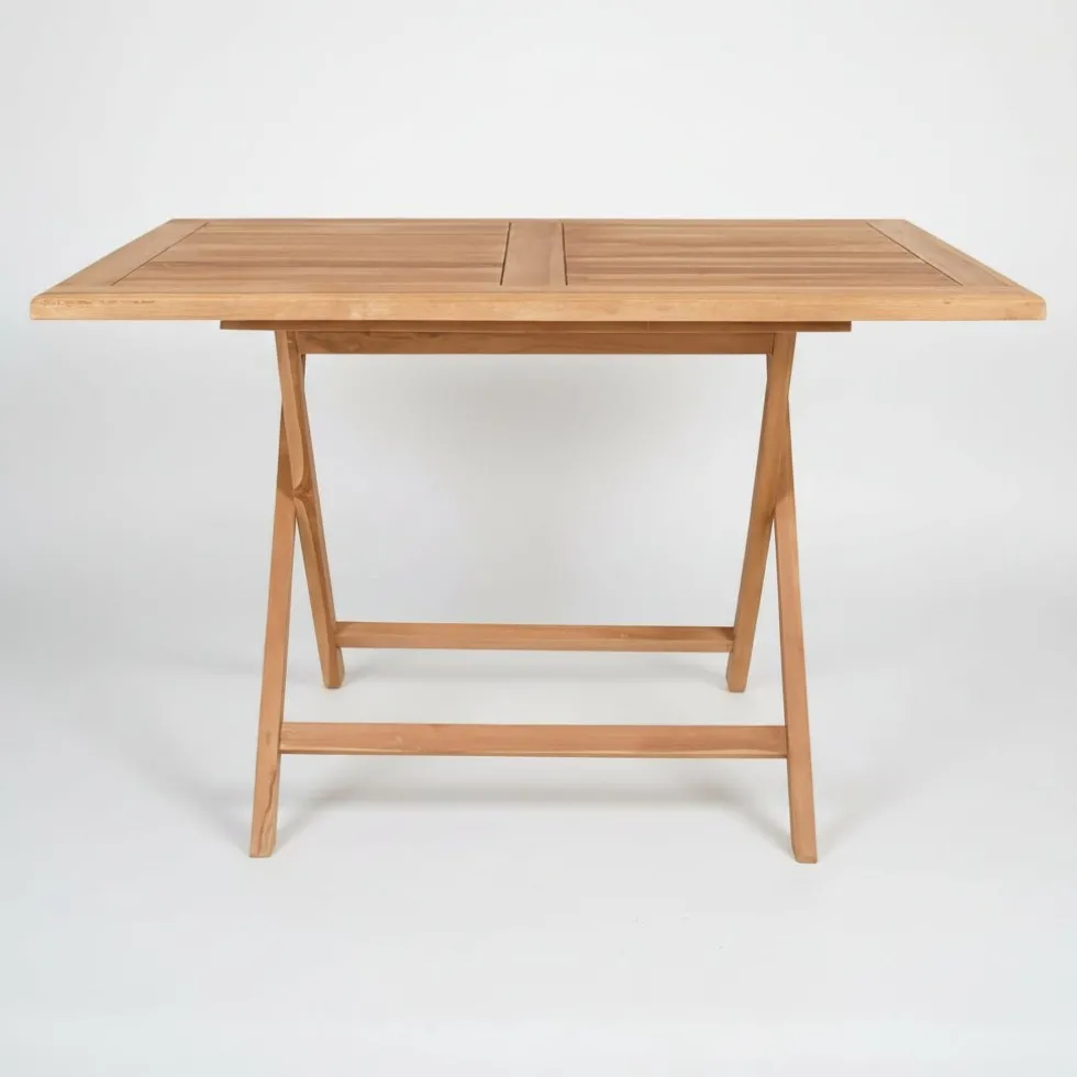 Oviedo spisebord teak natur 120 cm