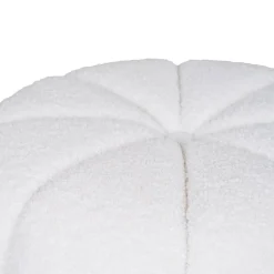 Paisley puff off-white ø48 cm