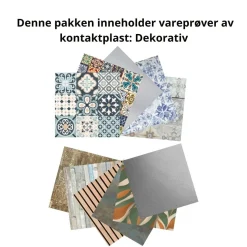 Pakke Dekorativ kontaktplast