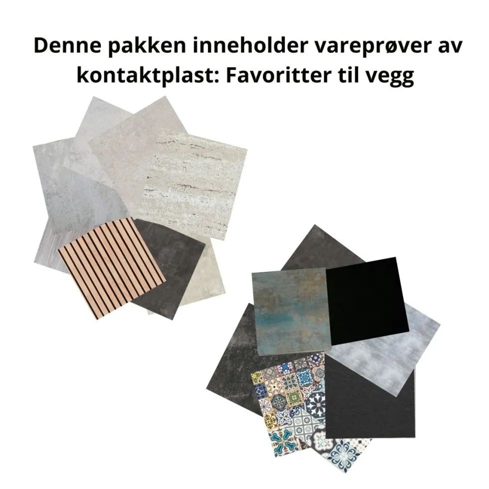Pakke favoritter til vegg kontaktplast