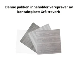 Pakke Grå treverk kontaktplast