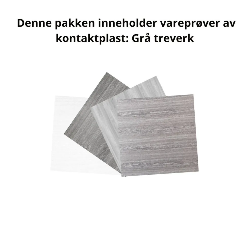 Pakke Grå treverk kontaktplast