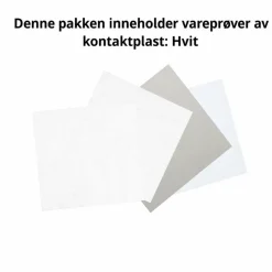 Pakke hvit kontaktplast