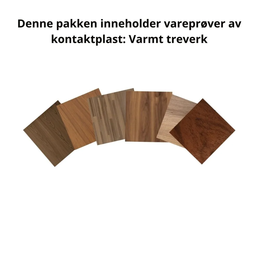 Pakke varmt treverk kontaktplast