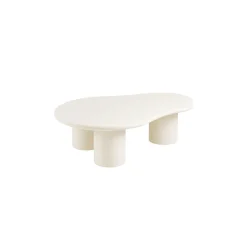 Palmera sofabord sement-look off-white 120 x 80 x 35 cm