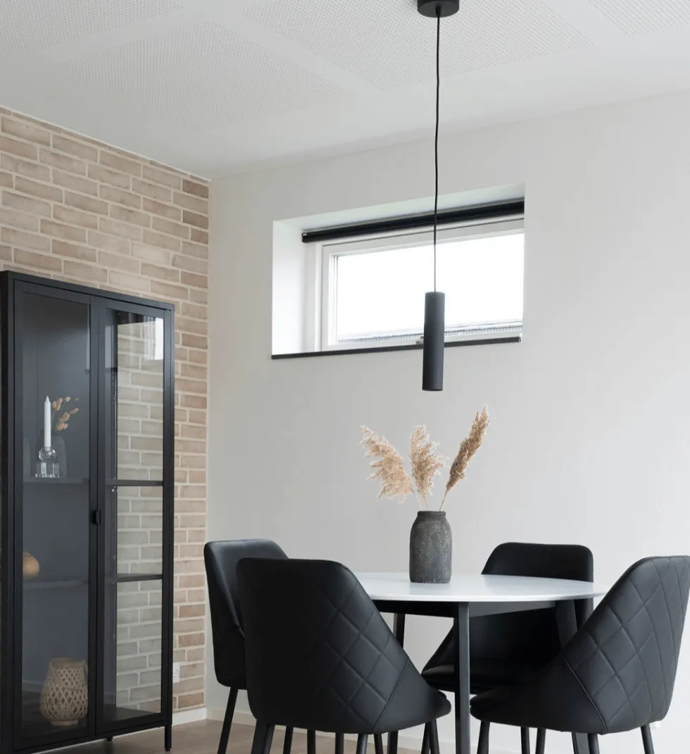 Paris taklampe sort