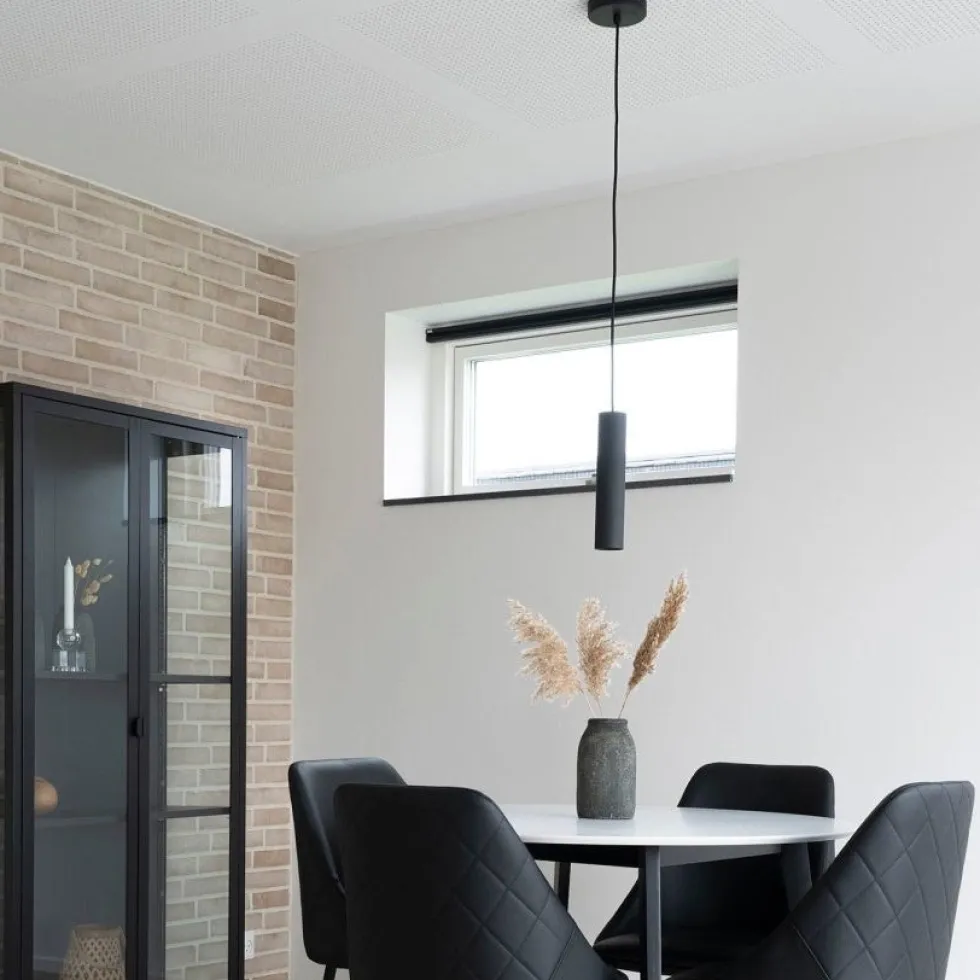 Paris taklampe sort