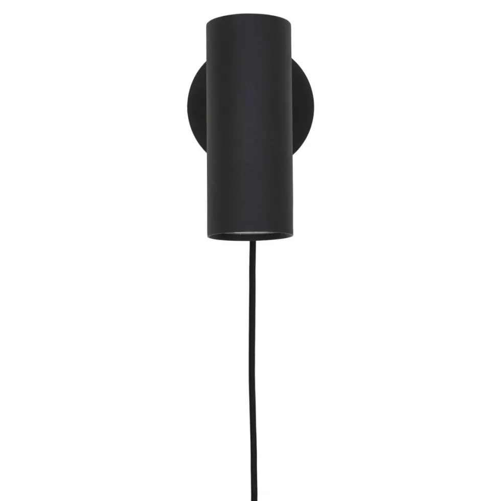 Paris vegglampe sort
