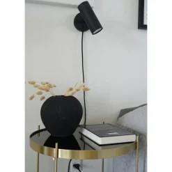Paris vegglampe sort