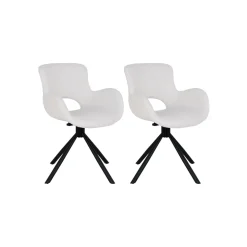 2-pk Amorim dreibar spisestol offwhite