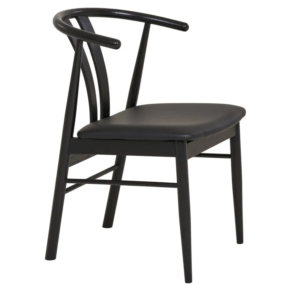 2-pk Artenara spisestol sort
