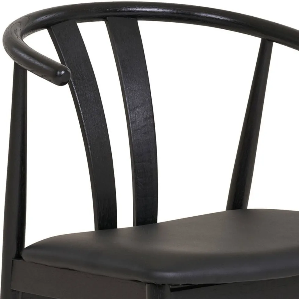 2-pk Artenara spisestol sort