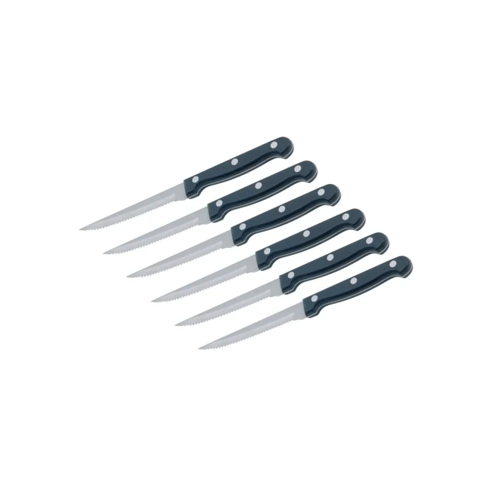 6-pk Biffkniver i rustfritt stål