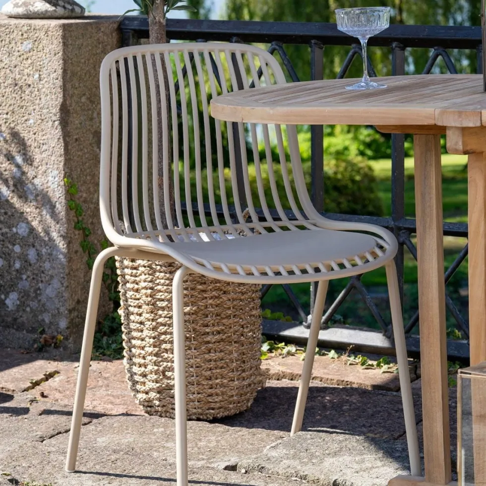 4-pk Branson hagestol beige