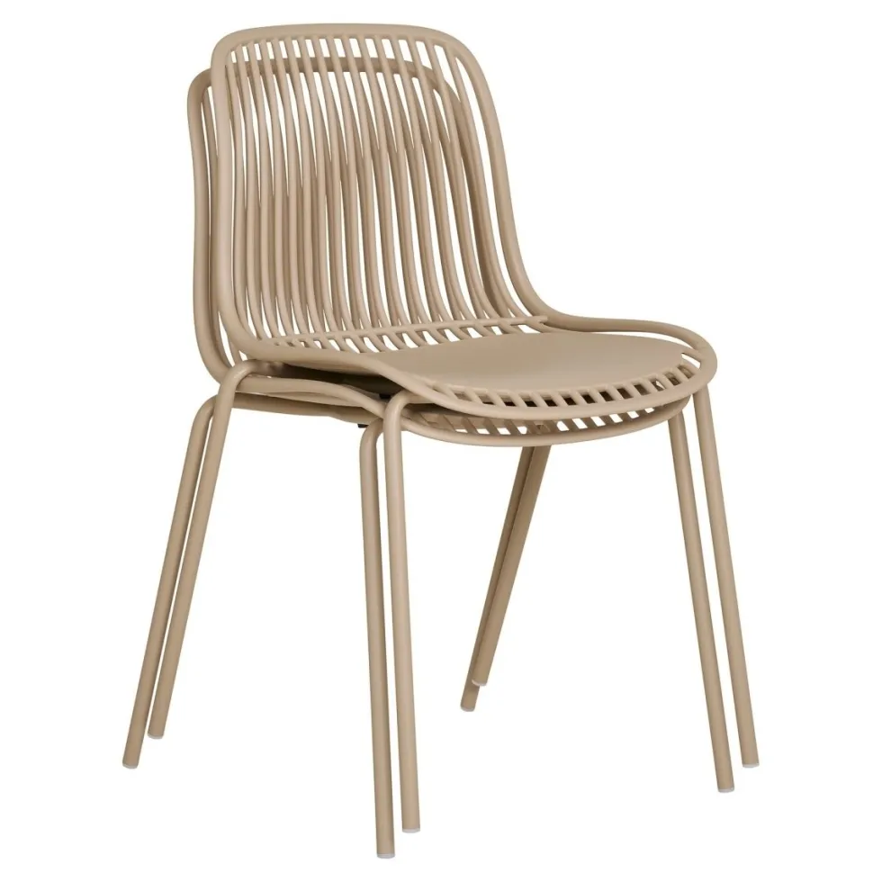 4-pk Branson hagestol beige