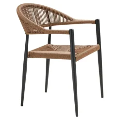 2-pk Canari hagestol natur/sort