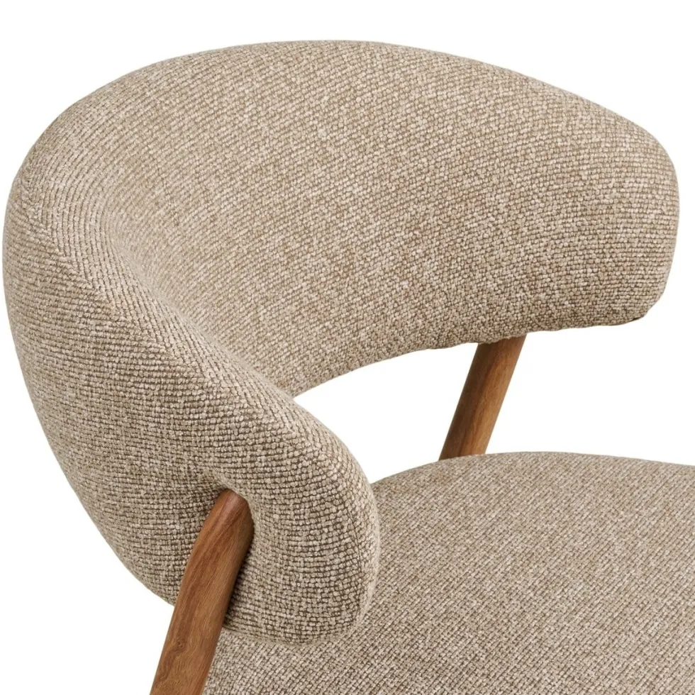 2-pk Cavi spisestol eikefarget