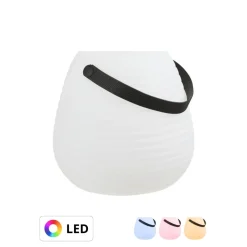 2-pk Derry LED lampe, oppladbar