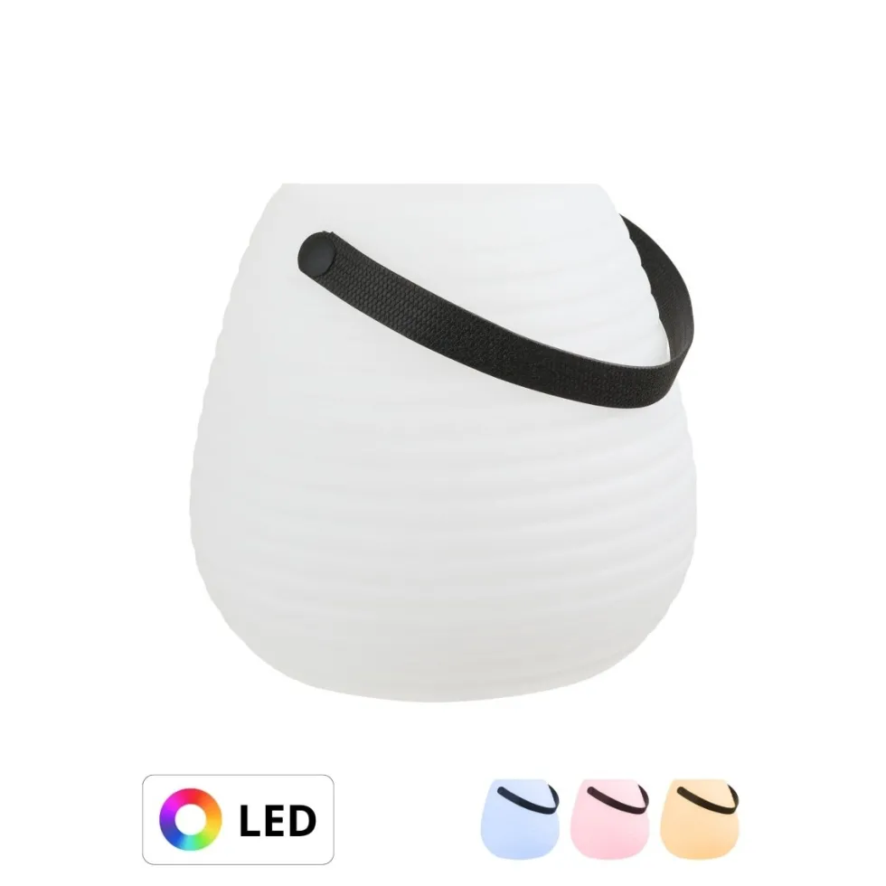 2-pk Derry LED lampe, oppladbar