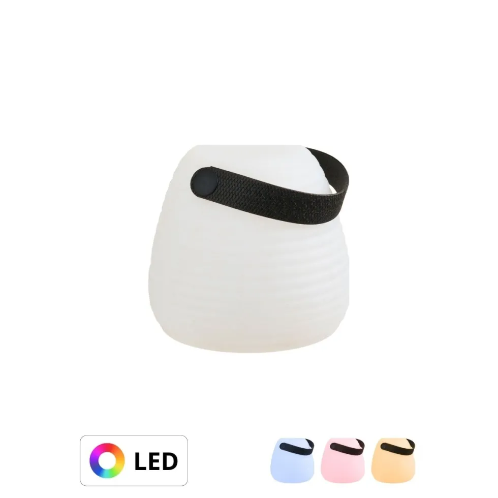 2-pk Derry LED lampe, oppladbar