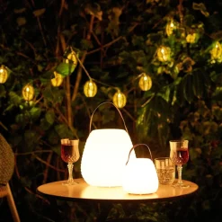 2-pk Derry LED lampe, oppladbar