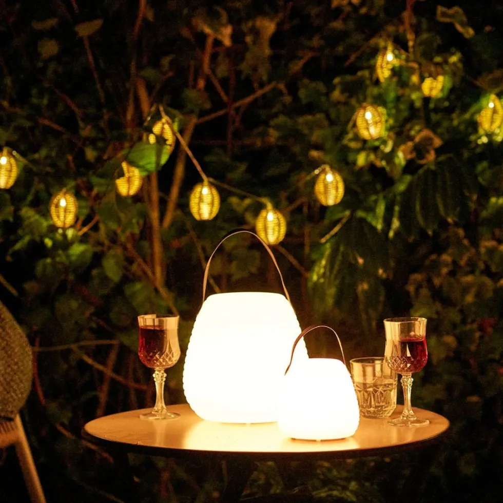 2-pk Derry LED lampe, oppladbar