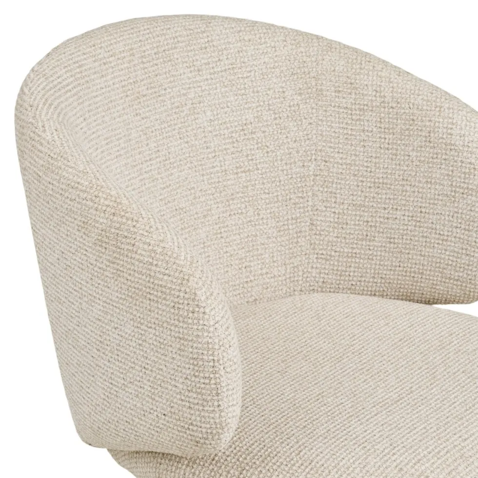 2-pk Fulham dreibar spisestol sand