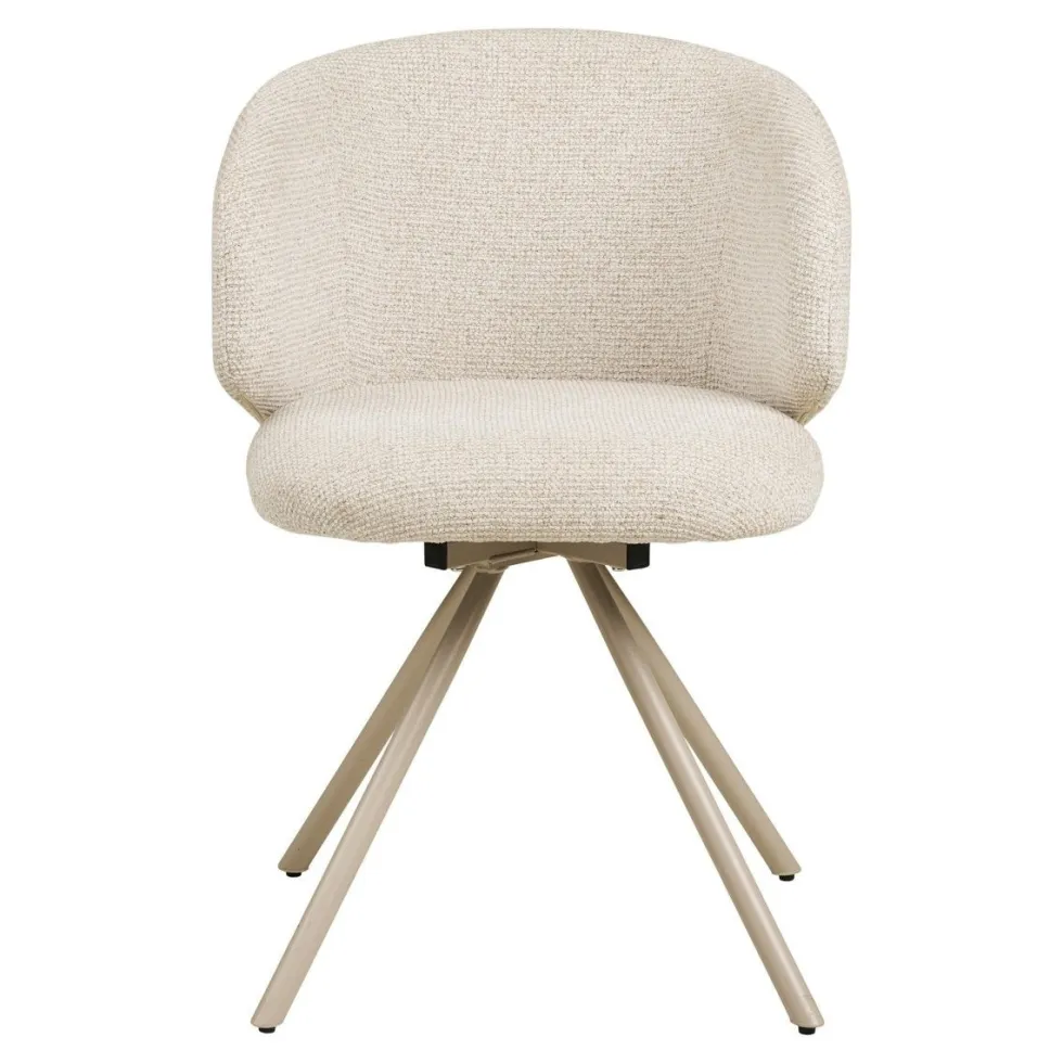 2-pk Fulham dreibar spisestol sand