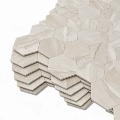 10-pk Grace hexagon selvklebende veggfliser