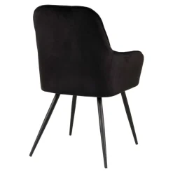 2-pk Harbo spisestol sort velur