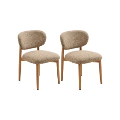 2-pk Isola spisestol eikefarget