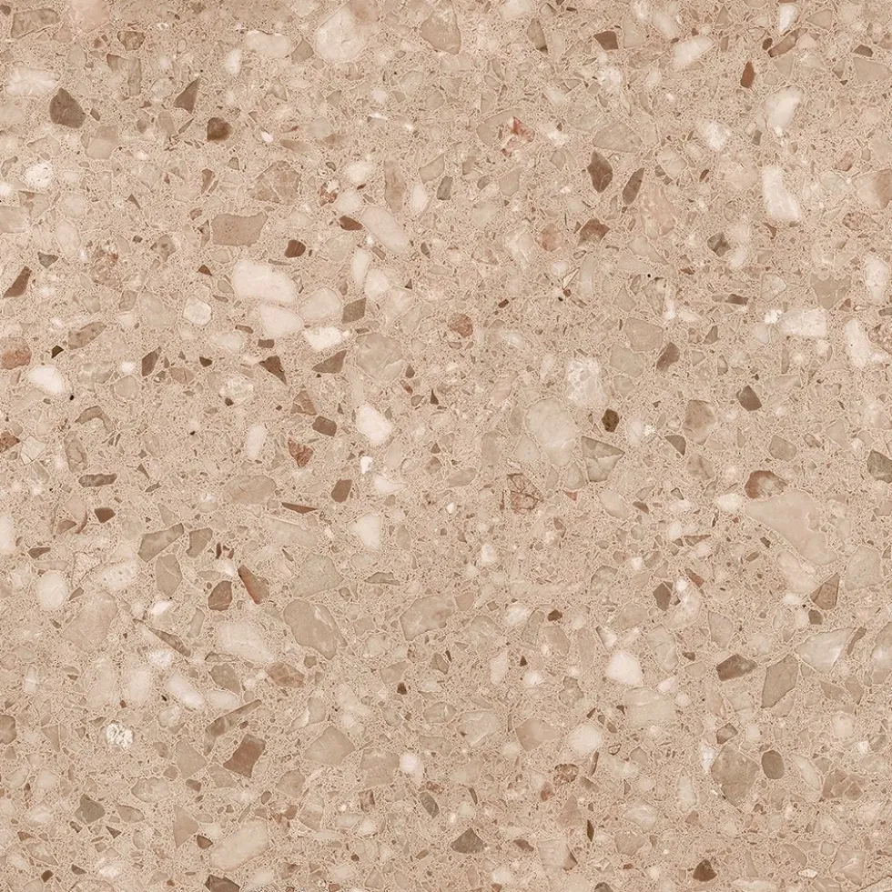 8-pk Lisboa Terrazzo sand selvklebende fliser