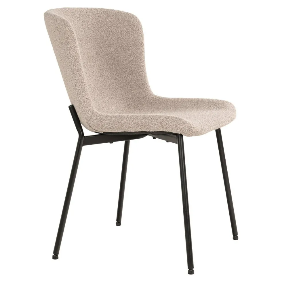 2-pk Maceda spisestol beige
