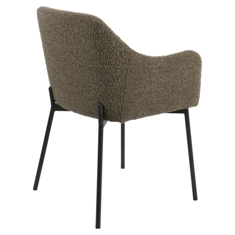 2-pk Melilla spisestol brun