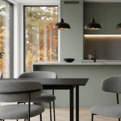 2-pk Mira lysegrå spisestol