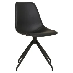 2-pk Monaco dreibar spisestol sort