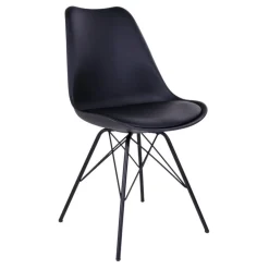 2-pk Oslo spisestol sort