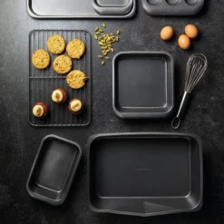 7-pk ovnsformer non-stick, stabelbar