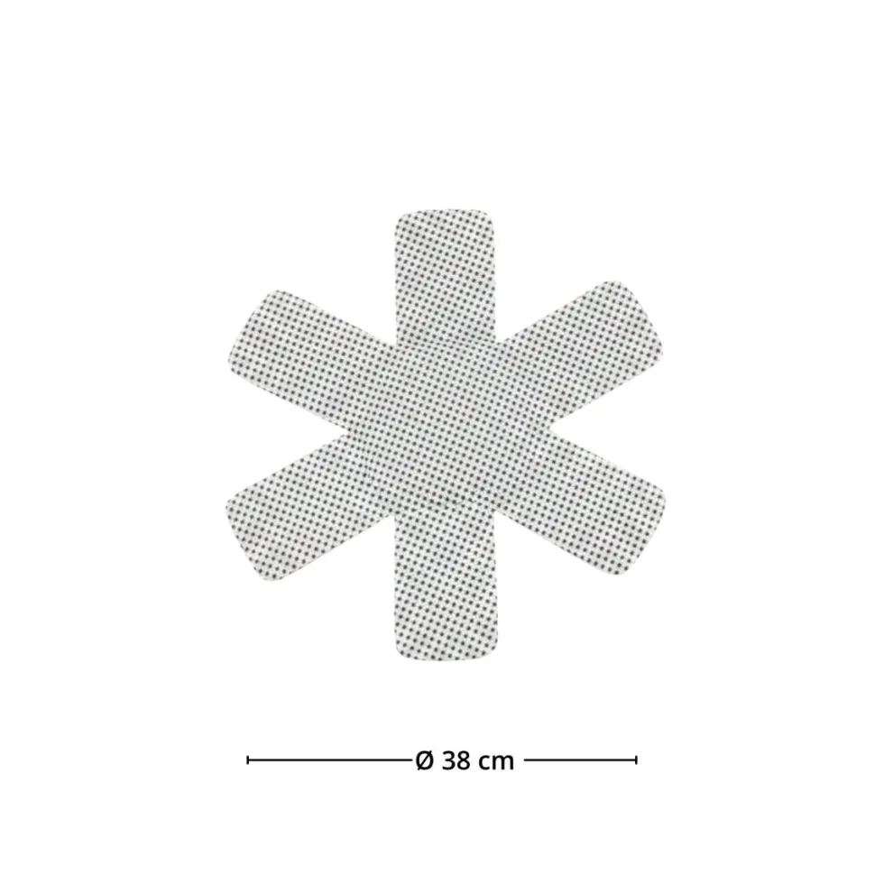 3-pk Pannebeskytter grå 38 cm