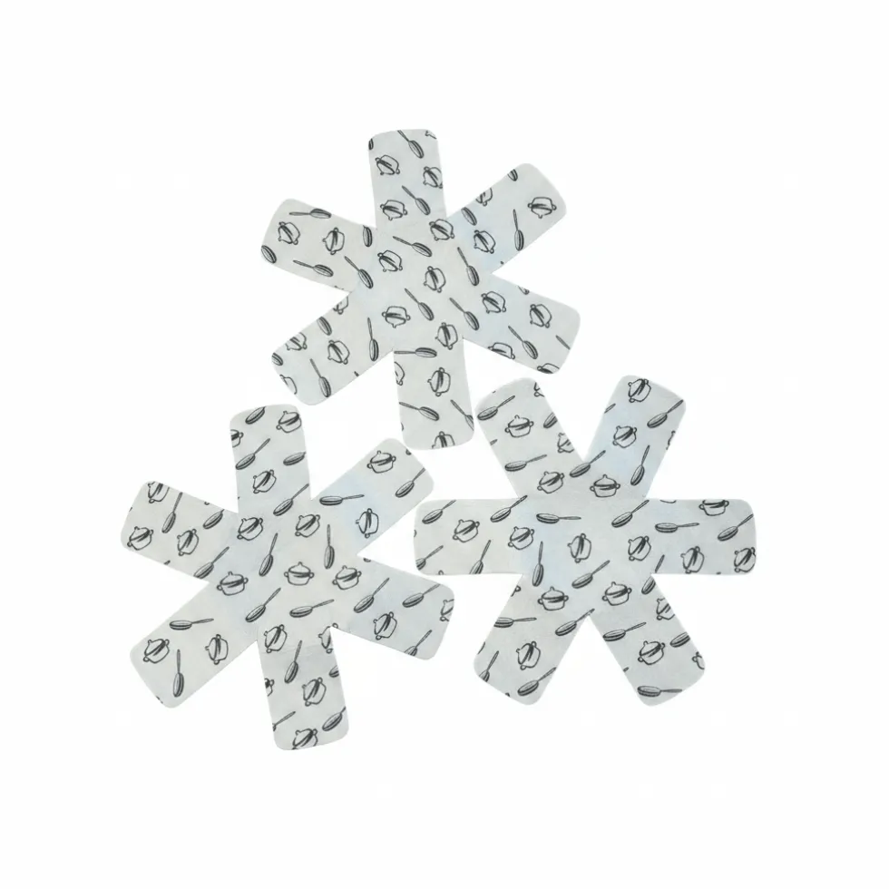 3-pk Pannebeskytter grå 38 cm