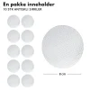 10-pk Selvklebende antiskli rund, transparent