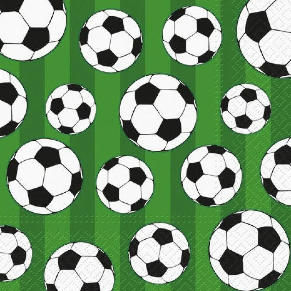 20-pk Servietter: "Fotball"