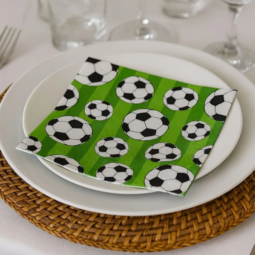 20-pk Servietter: "Fotball"