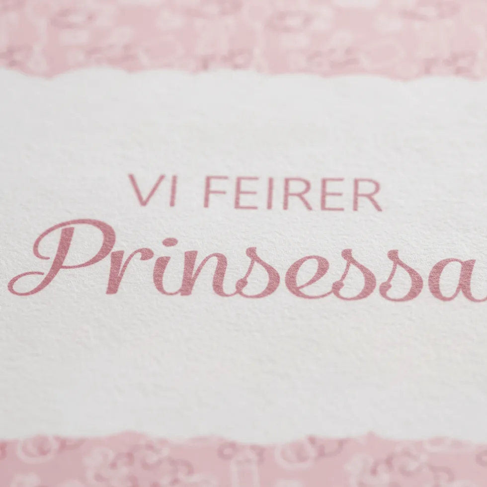 20-pk Servietter til dåp, rosa