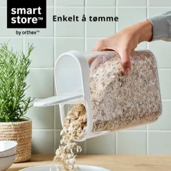 4-pk SmartStore Flip oppbevaringsboks med lokk